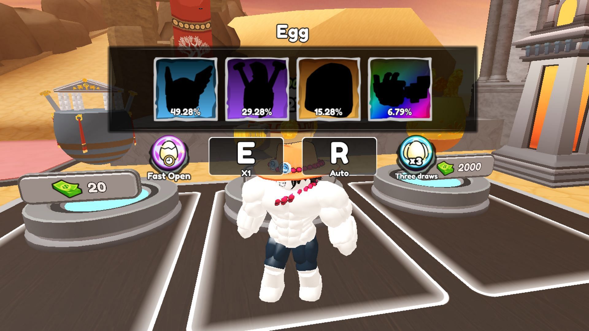 Equip Pets to enhance your multipliers (Image via Roblox)